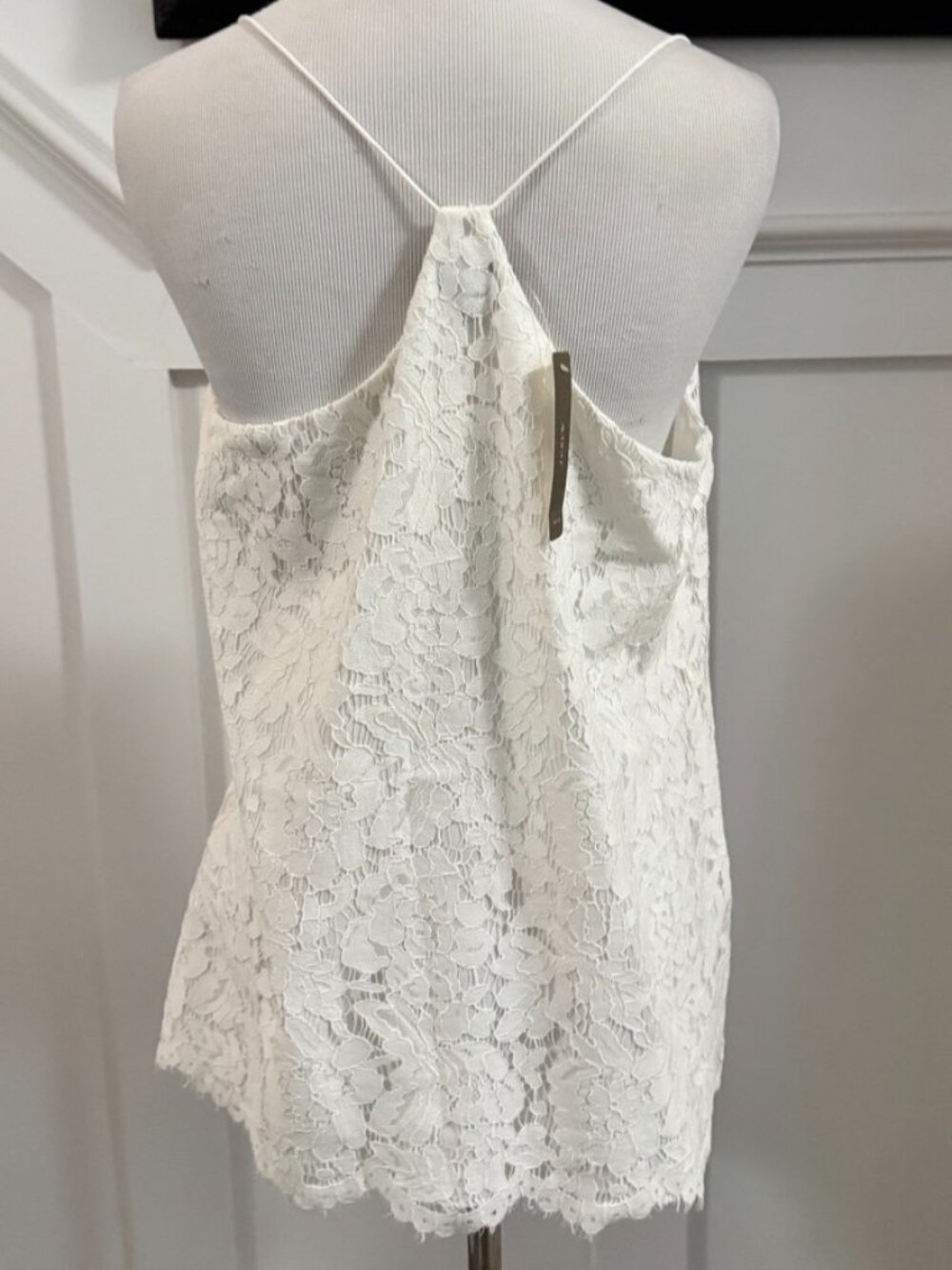 J.Crew Classic White Lace Top | Elegant & Feminine | Size 4 | Brand New w/Tags $ - Picture 5 of 9